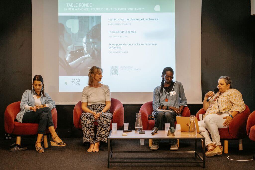 Floriane Stauffer Podcasts accouchement et médias