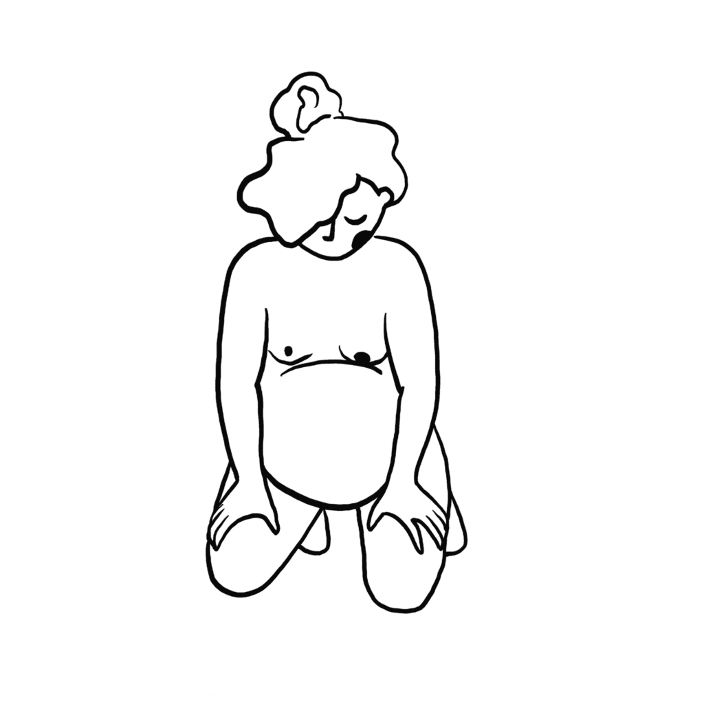 Silhouette femme enceinte